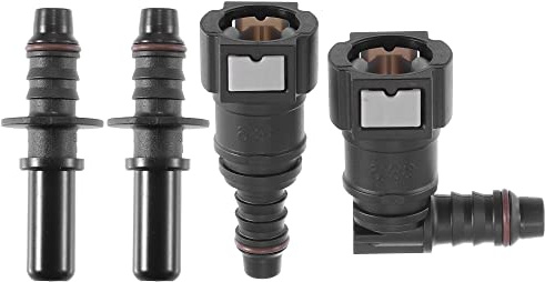 X AUTOHAUX 2 Set 25/64 9.89mm SAE to 13/32 10.5mm Fuel Line Hose Connector