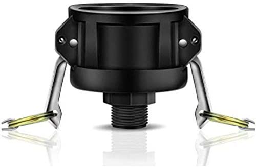 MARKELL IBC Tote Fittings für 275 330 Gallonen Tote Tank - 2 Cam Lock Fittings - für IBC Tote Adapter mit 3/4 Gartengewinde AußEngewinde