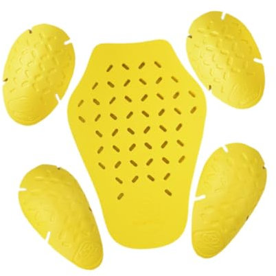 Harilla Protector Genérico de Chaqueta de Motocicleta de 5 Piezas, Protección para Montar en Motocross, Protección de Espalda, Hombros Y Fácil de Limpia