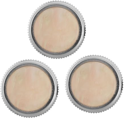 Trompetenknopfbefestigung 3 Stück mit Sicherem Klickverschluss für Trompete | Metall und Schale, Beige Ausführung, für Trompete und Tuba, Raffinierte, Elegante Ersatzteile