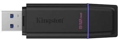 Kingston Datatraveler 512gb Tragbarer Usb 3.2 Gen 1 Exodia Schwarz + Violett, 512 Gb, Usb TyP-A, 3.2 Gen 1 (3.1 Gen 1), Kappe, 9,36 G, Schwarz, Viole