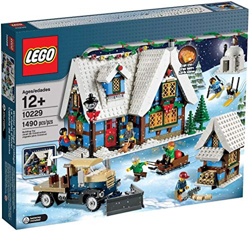 LEGO Creator Bausatz, Winterliche Hütte, 1490 Teile, für Kinder ab 12 Jahren