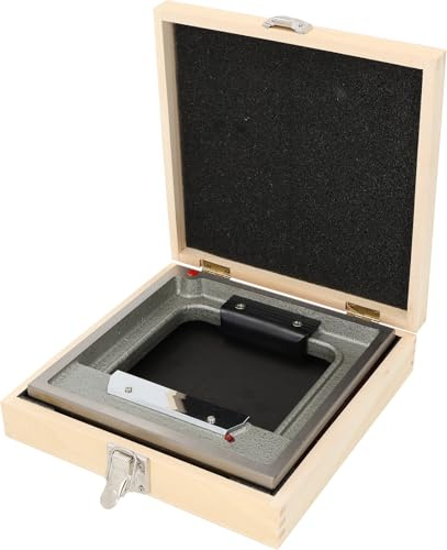 KS Tools 204.5487 Nivel de burbuja, con bastidor, 200 mm