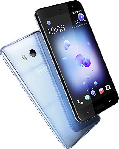 HTC U11 Smartphone (13,97cm (5,5 Zoll), 16 MP Frontkamera, 64GB Speicher, Android) Amazing Silver, mit Alexa-Integration