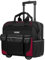 HAUTMEC 14.5 Rolling Tool Bag with Wheels, 25-Pocket Portable Tool Box Organizer with Water-Resistant Oxford Fabric, Wide-Mouth Design, Oversized Wheels & Telescoping Handle - HT0179