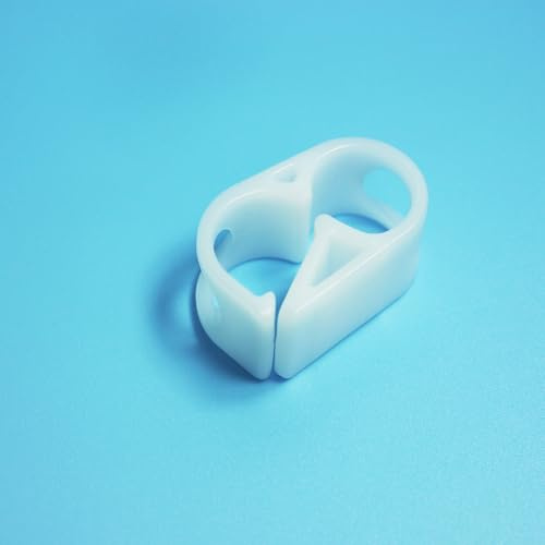Lot de 5 colliers de serrage en plastique pour tuyau de 3 à 4 mm - Pour tuyau de laboratoire - Pour siphon de laboratoire