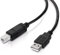 conecto Câble USB 2.0. A mâle/B mâle - Noir - 1,80m