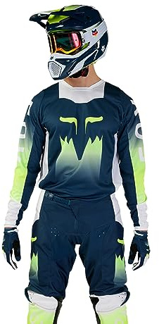 Fox MX Jersey 180 Blau Gr. M