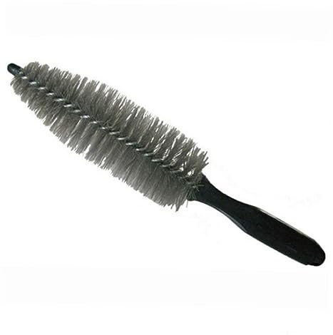 FAVOMOTO Wheel Hub and Tire Cleaning Brush Tool Material for Auto and Motorcycle Detailing Effectively Cleans Blind Spots and Rims
