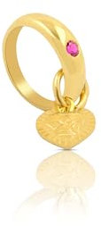 MUAU Schmuck Taufring Gold 750