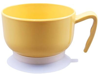 Bols À Soupe Nevalerra Faciles À Prendre En Main, Récipients Alimentaires Antidérapants, Bol D'aide Alimentaire, Jaune, Céramique, L, Soupe, Riz