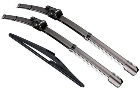 HYRHEV Windshield Window Windscreen Windshield Car Front & Rear Wiper Blades For Abarth For FIAT 500 500cc 312 2007-2017(LHD)