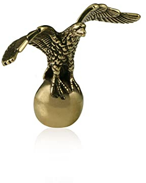 XFLSDHGD Messing-Adler-Figur, Kupfer-Tiere, Vogel, Miniatur-Statue, Skulptur, Kunsthandwerk, Sammlung, Desktop-Ornament, Zuhause, Sand, Tischdekoration, Zubehör, Studie, Briefbeschwerer