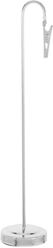 HIAKDOFT Metall Notizhalter 20cm Freistehender Tischkartenhalter Quittungs und Visitenkartenhalter Goldfarbene Klammer Vielseitig für Büro Restaurant Hotel und Küche