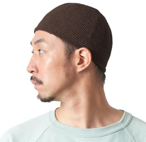 CHARM Herren Mütze Short Beanie & Strick Kopfbedeckung | Männer Skull Cap, Gebetsmütze, Muslim Kappe, Islam Kufi, Takke, für Namaz, in 2 Größen