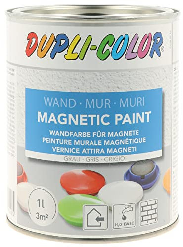Dupli Color Peinture magnétique 120084 - Gris - 1000 ml