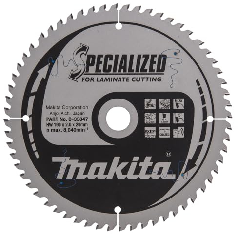 Makita Specialized Saegeblatt, 190 x 30 mm, 60Z, B-33847