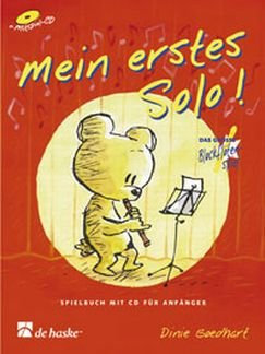 MEIN ERSTES SOLO - arrangiert für Altblockflöte - mit CD [Noten / Sheetmusic] Komponist: GOEDHART D [Unbekannter Einband]