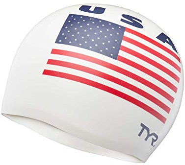 TYR USA Silicone Cap, White