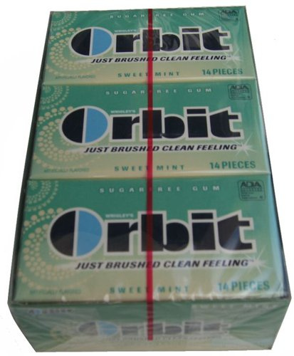 Wrigleys Orbit Sweet Mint, 14-Count (Pack of 12)