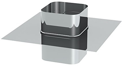 Dehnfugenblech für Schamotte, 130mm x 130mm Dehnfugenblech, Plattenmaß 330 x 330mm, Edelstahl
