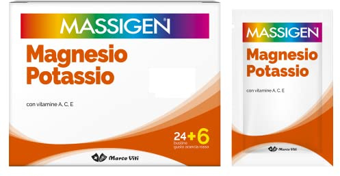 6 x MASSIGEN MAGNESIO E POTASSIO 144 BUSTINE