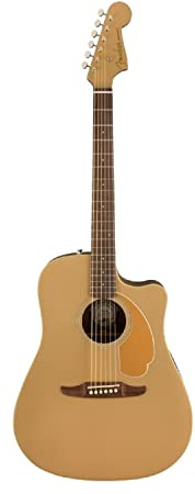 Fender-Gitarre. Redondo Normale Größe Bronze Satin | Key Details:Player Acoustic Guitar Bronze Satin, Walnut Griffbrett