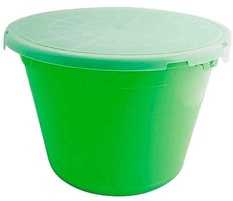 Maver Contenitore per Pastura da Pesca Copertura Secchi 18 lt Mare Fiume Lago