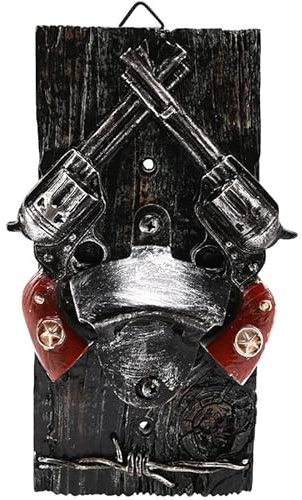 Tmand 8 Inch Vintage Wall Mounted Bottle Opener Bar Wall Decoration Wall Hanger Can Opener Gift