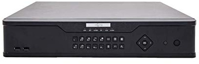 Noctis Pro 32 Channel IP NVR Network Video Recorder With 16 Power Over Ethernet (POE) Ports and 4K Output, Shell Only, No HDD Included (Required For Recording) - Black