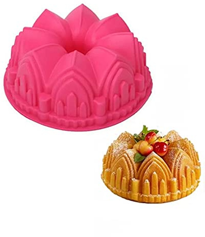 Holzsammlung Silikonbackform Hohe Kathedrale Dessert Dekoration Backformen Silikon Kuchenform Motivbackformen Backform für Geburtstagsfeiern, Muttertag, Valentinstag, Hochzeiten, Freunde Treffen Sich