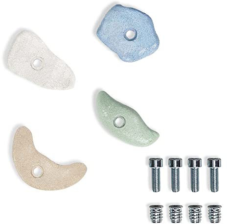 MAMOI® Prese da Arrampicata, Set di Pietre da Arrampicata da Parete, Prese da Arrampicata per Interni ed Esterni, Prese per Bambini, Prese da Boulder, Set con Accessori di Montaggio, Prodotto nell’UE