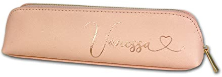 Personalisierte Kosmetiktasche & Federmäppchen mit Name | Unisex Schminktäschchen & Stifteetui | Geschenkidee für Frauen & Männer