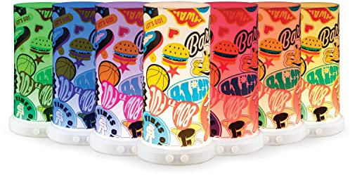 Disney Mickey and Friends Tabletop Lamp, Color Changing, Night Light, Mickey Mouse, USB Powered, Table Lamp, Night Light for Kids, Ideal for Bedroom, Playroom, Bathroom, and More, 69889