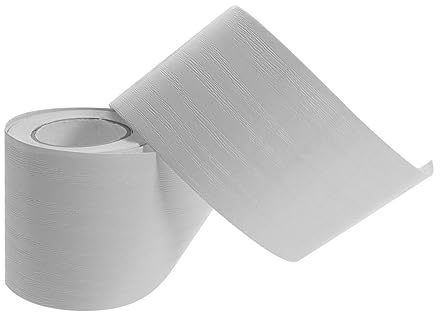 VINTORKY 5m Zócalo Blanco Adhesivo Autoadhesivo Rodapié Pvc Despegable y Adherible
