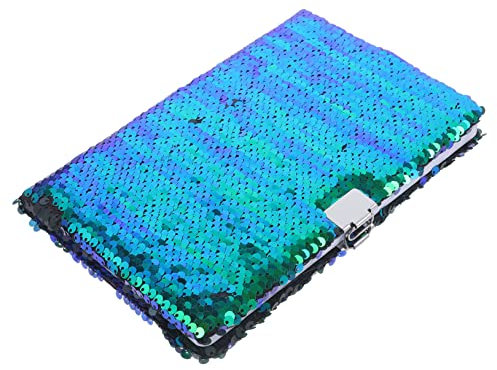 VICASKY Pailletten Notizbuch Mädchen Glitzer Tagebuch Mit Wendbarem Glitzer Einband A5 Notizbuch Für Schule Büro Und Reisen