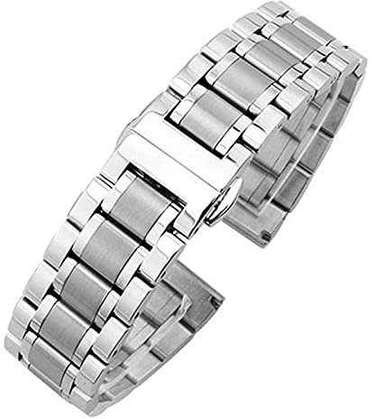 uhrenarmband, 18 mm-24 mm, metallarmband, Damenmode, silberfarben, massiver Edelstahl, luxusarmband, zubehör, Armband