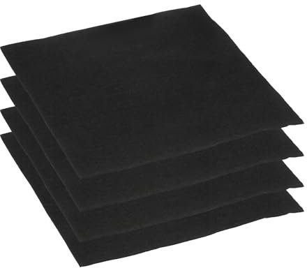 sourcing map Manta de soldadura ignífuga de 30 x 30 cm, tela de fibra preoxidada resistente al calor, manta de protección contra el calor, suministros de protección de soldadura para uso industrial,