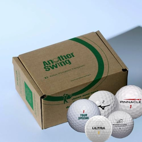 Another Swing - Lot de 24 Balles de Golf d'Occasion Multi Marques Mix Débutants - Modèles Variés - Idéales Pour Joueurs Débutants - Qualité Premium et Performance - Marque Française