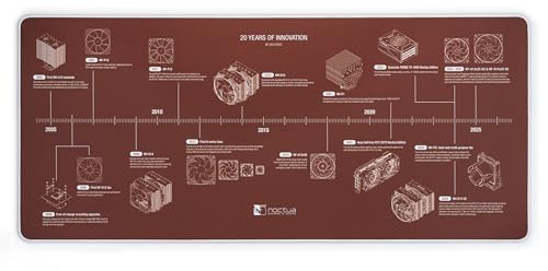 Noctua NP-DM3 20-Year Anniversary Desk Mat, 90x40cm (Brown)