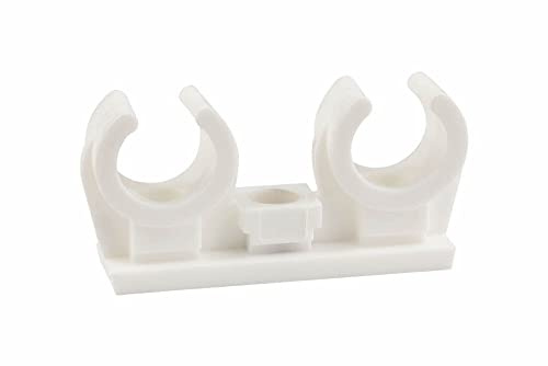 Index abid014 Doppel Schellen mit Nylon Clip mit Fassung-Messing, M 14 – 15