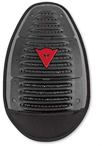 Dainese - WAVE D1 G2, Protettore Schiena Nero, Paraschiena Moto Livello 1 Certificato, Protezione Spina Dorsale Compatibile con Giacca Moto EU 50-64, Struttura Antishock Traforata e Ondulata