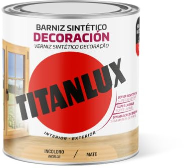 BARNIZ SINTÉTICO DECORACIÓN MATE NCOLORO 250ml TITANLUX M12100014