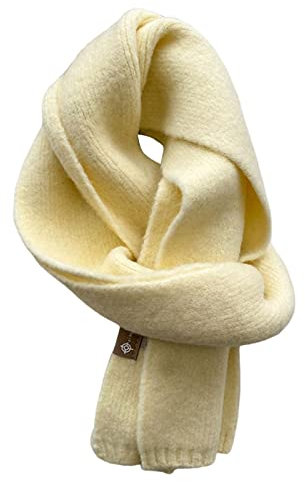 lamphle Herren-Schal, weich, hält warm, Anti-Pilling, koreanischer Stil, Winterschal für Dating gelb