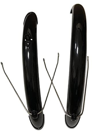 Fahrrad Schutzblech 20 Zoll Faltrad Kotflügel All-Inclusive Fahrradschutzblech Fahrradzubehör Accesorios (Color : 20 inch Black)
