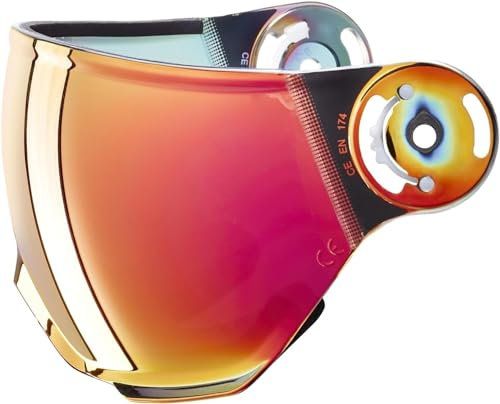 Uvex Rocket Junior Ersatz-Visier (54-58 cm, 0006 Mirror red/lasergold lite (S2))