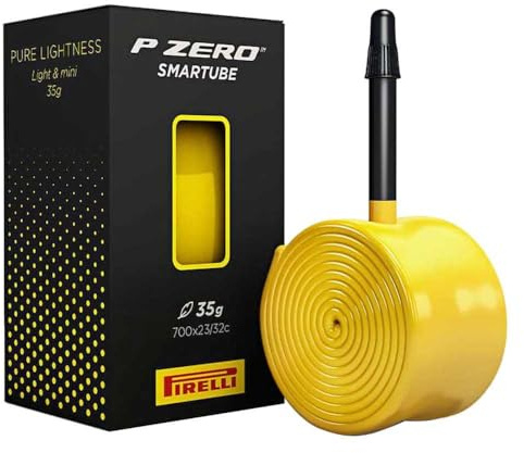 Pirelli P Zero SmarTUBE EVO Presta 42mm Fahrradschlauch Rennrad Schlauch Tube TPU Leichtschlauch Presta Ventil 28 Zoll Performance Endurance TT Leichter Fahrradschlauch