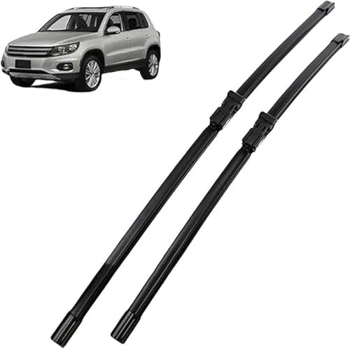 Auto Scheibenwischer für VW Tiguan MK1 2007–2017, 24''+21'', Scheibenwischer Hochwertige Wischergummi Wiper Zubehör