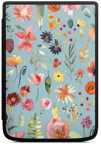DeinDesign Coque pour liseuse Compatible avec Vivlio Touch HD Plus Etui pour liseuse Protection pour liseuse Été Floraison Fleur