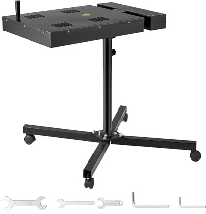 VEVOR Secador Flash para Serigrafía 41 x 41 cm Secador de Serigrafía de Alta Potencia con Soporte de Altura Ajustable Rotación de 360° Base en Forma de X Máquina de Curado de Camisetas